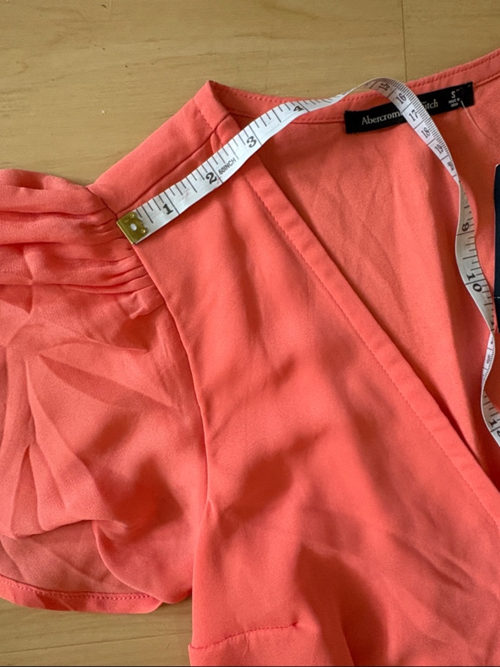NWT Abercrombie & Fitch Coral Wrap Midi Dress Women’s Small Feminine - Picture 15 of 16